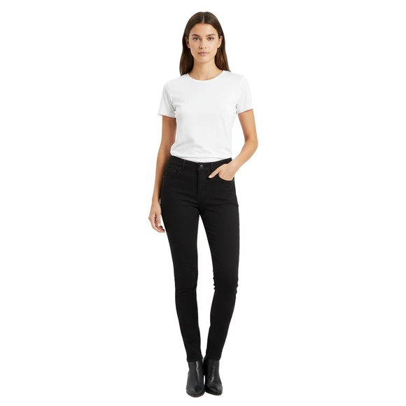 DKNY JEANS Jeggings Womens XS Black Stretch Sleek Belt Loops Versatile - Picture 1 of 7
